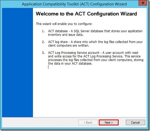 Configuration ACT (1)