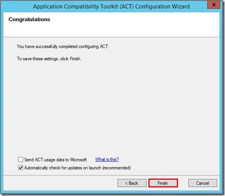 Configuration ACT (6)