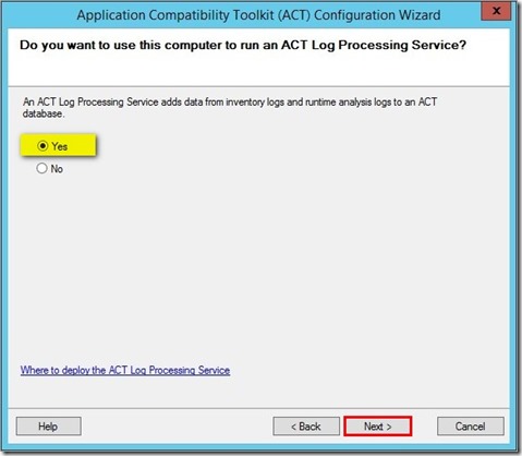 Configuration ACT (2)