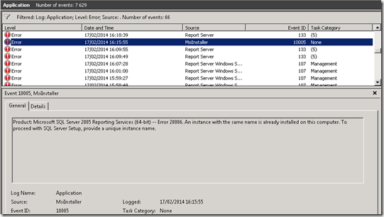 error sql article