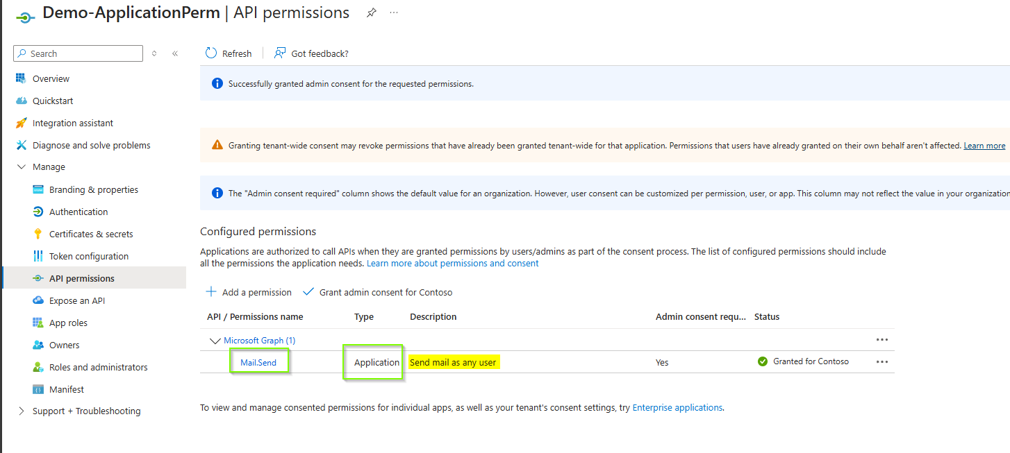 [Microsoft Graph] – Delegated permissions vs Application permissions ...
